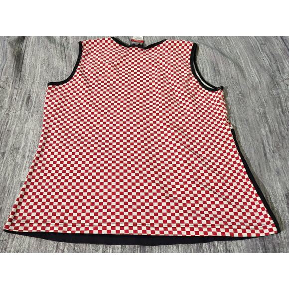 Nascar Women's Track Girl Checkered Race Tank Top Sport Size 14/16 - Picture 6 of 9